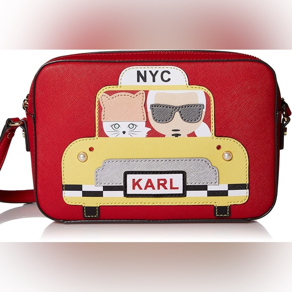 Karl Lagerfeld Paris Maybelle Camera Crossbody Bag